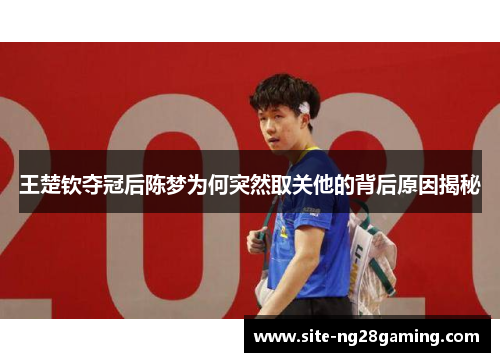 王楚钦夺冠后陈梦为何突然取关他的背后原因揭秘